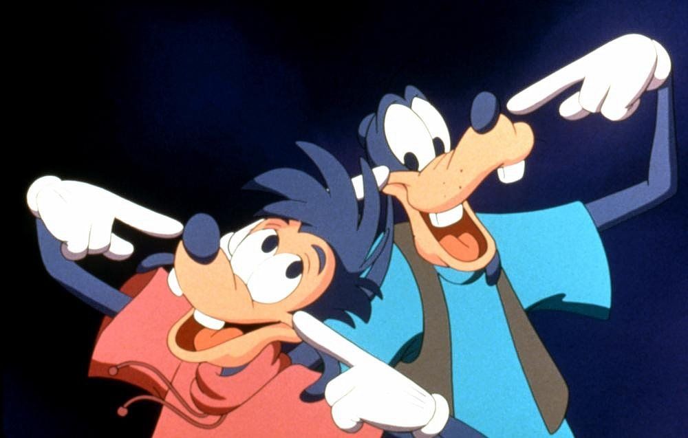 Nog steeds zeer geliefd: zoon Max en vader Goofy in ‘A Goofy Movie’ (1995).