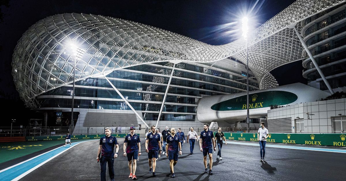 Het circuit in Abu Dhabi staat ver af van gewone Formule 1fan NRC