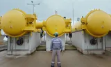 De Eustream gasinstallatie in Slowakije.