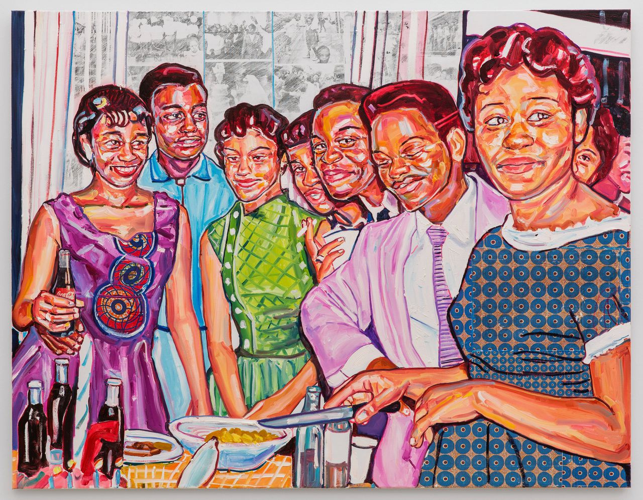 Esiri Erheriene-Essi maakt krachtige, kleurrijke schilderijen van alledaagse taferelen met mensen uit de Afrikaanse diaspora.