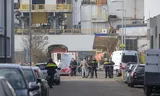 Plaats delict van de moord op Reduan, de broer van Nabil B.,  in Amsterdam-Noord.