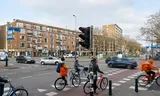 El cruce de Rotterdam entre Goudsesingel, Jonker Fransstraat y Meent.