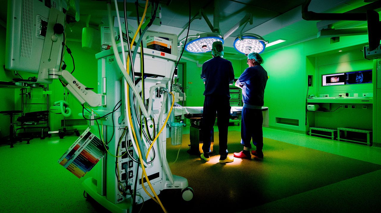 Operatiekamer in het Academisch Medisch Centrum in Amsterdam