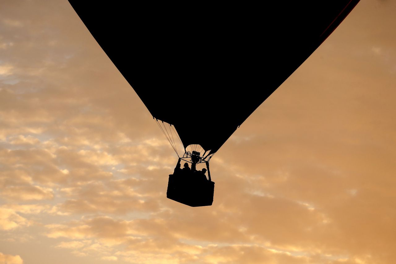 Een heteluchtballon op archiefbeeld. In de Verenigde Staten verongelukte vandaag een heteluchtballon met zestien mensen aan boord.