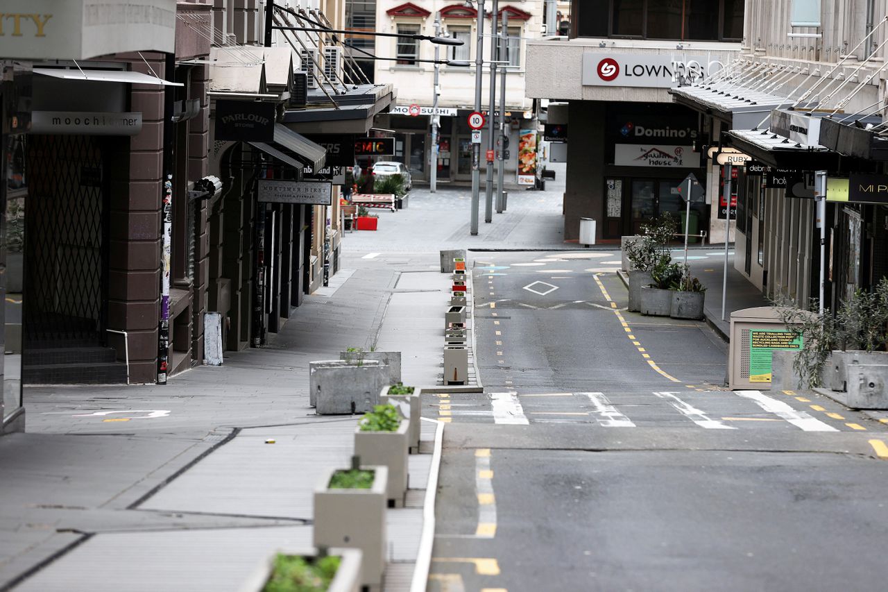 High Street, een verkeersader in Auckland, afgelopen week