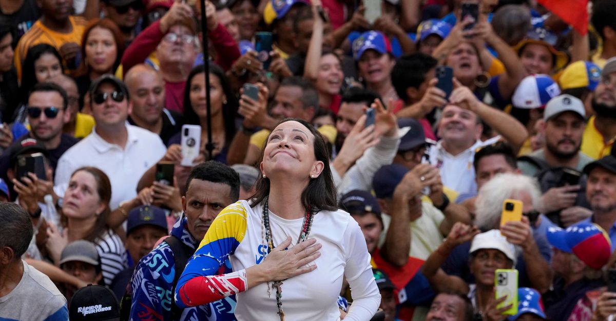 Met rugdekking van Trump wil de Venezolaanse oppositieleider haar Nobelvredesprijs zelf ophalen in Oslo