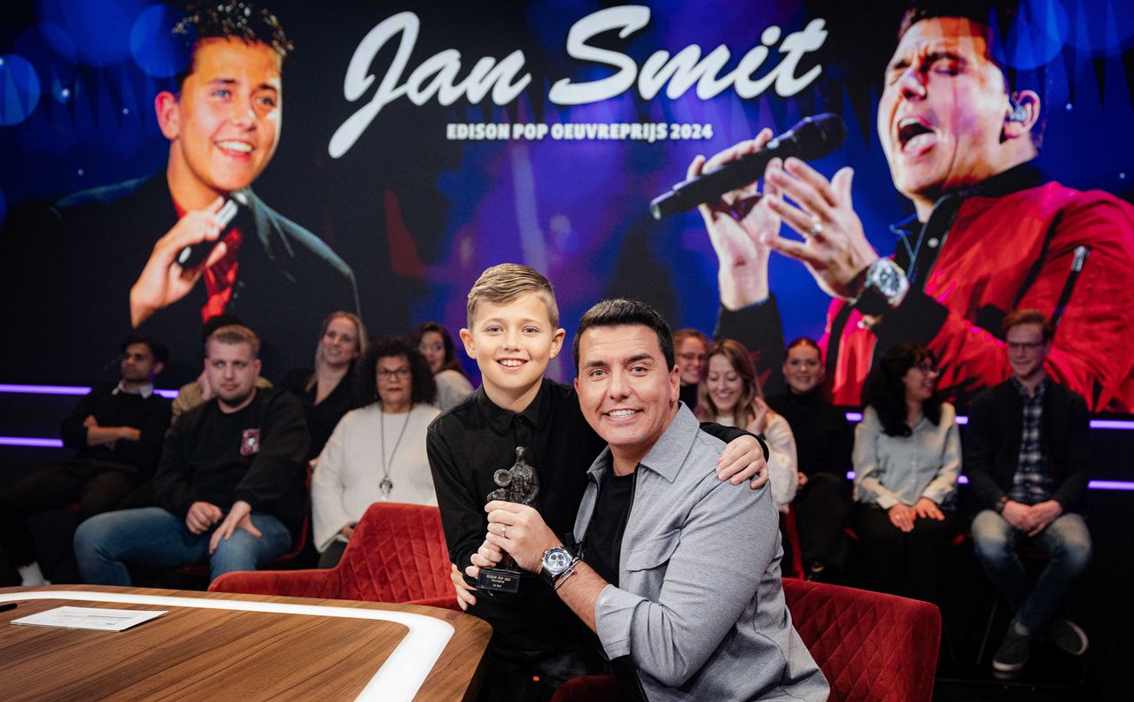 Jan Smit ontvangt Edison Pop Oeuvreprijs voor 30-jarige carrière 