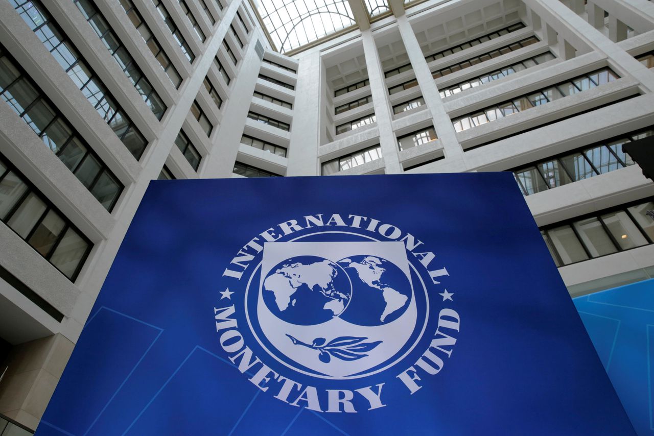 Kantoor van het IMF in Washington.
