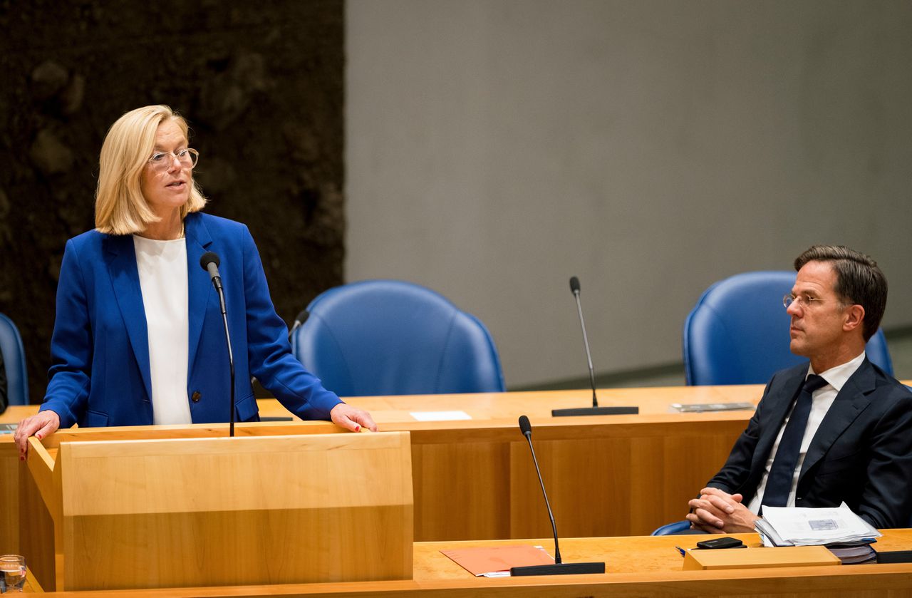 Sigrid Kaag (D66) stap op als demissionair minister van Buitenlandse Zaken.