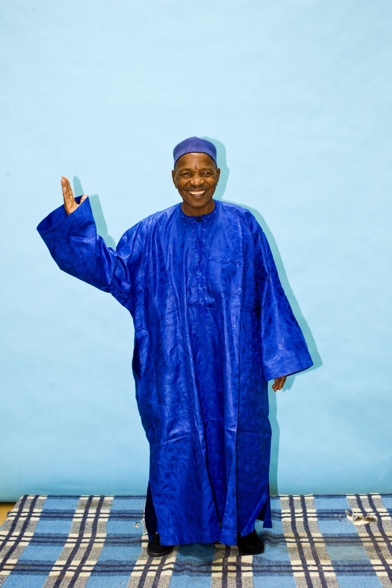 Malick Sidibe foto Vincent Mentzel Malick SIDIBE (1935) Malinees fotograaf. foto VINCENT MENTZEL/NRCH==F/C==Amsterdam, 12 juni 2008