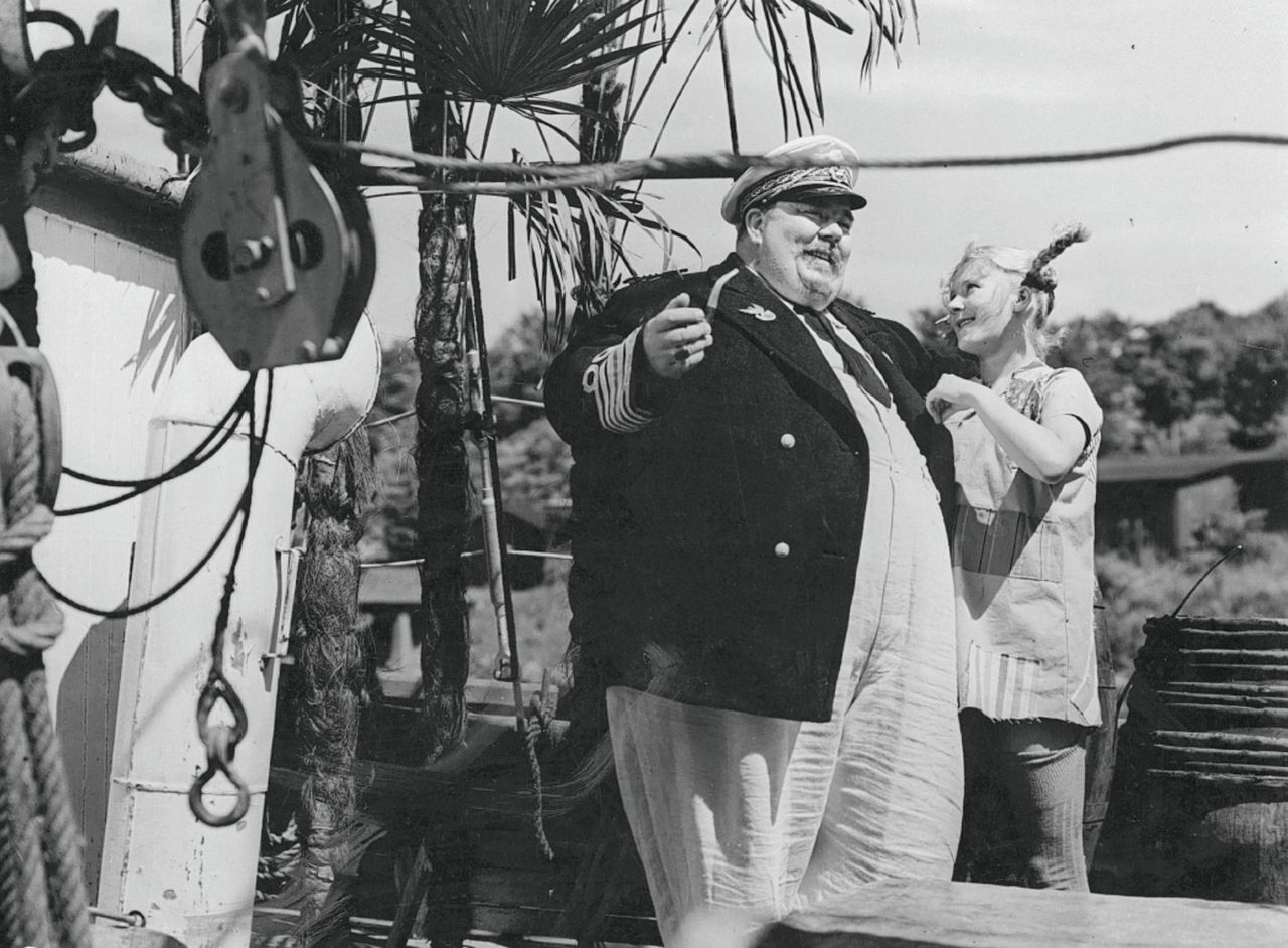 Scène uit de eerste verfilming uit 1949 van de Zweedse regisseur Per Gunval.