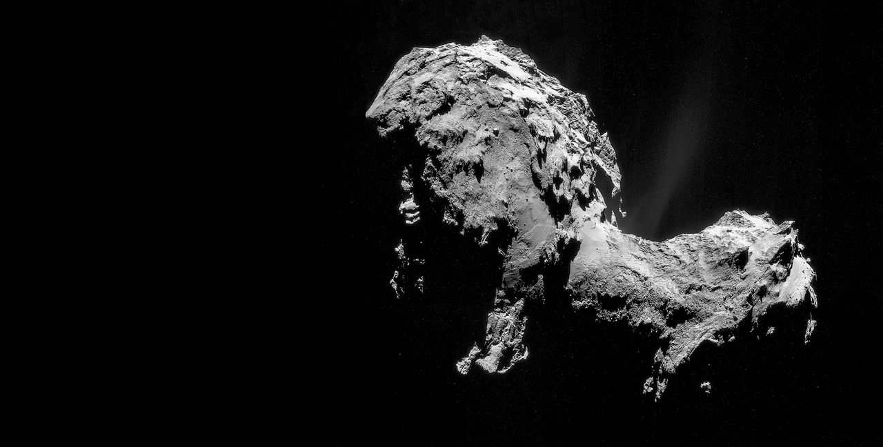 Komeet  ontstond uit oud en koud puin 