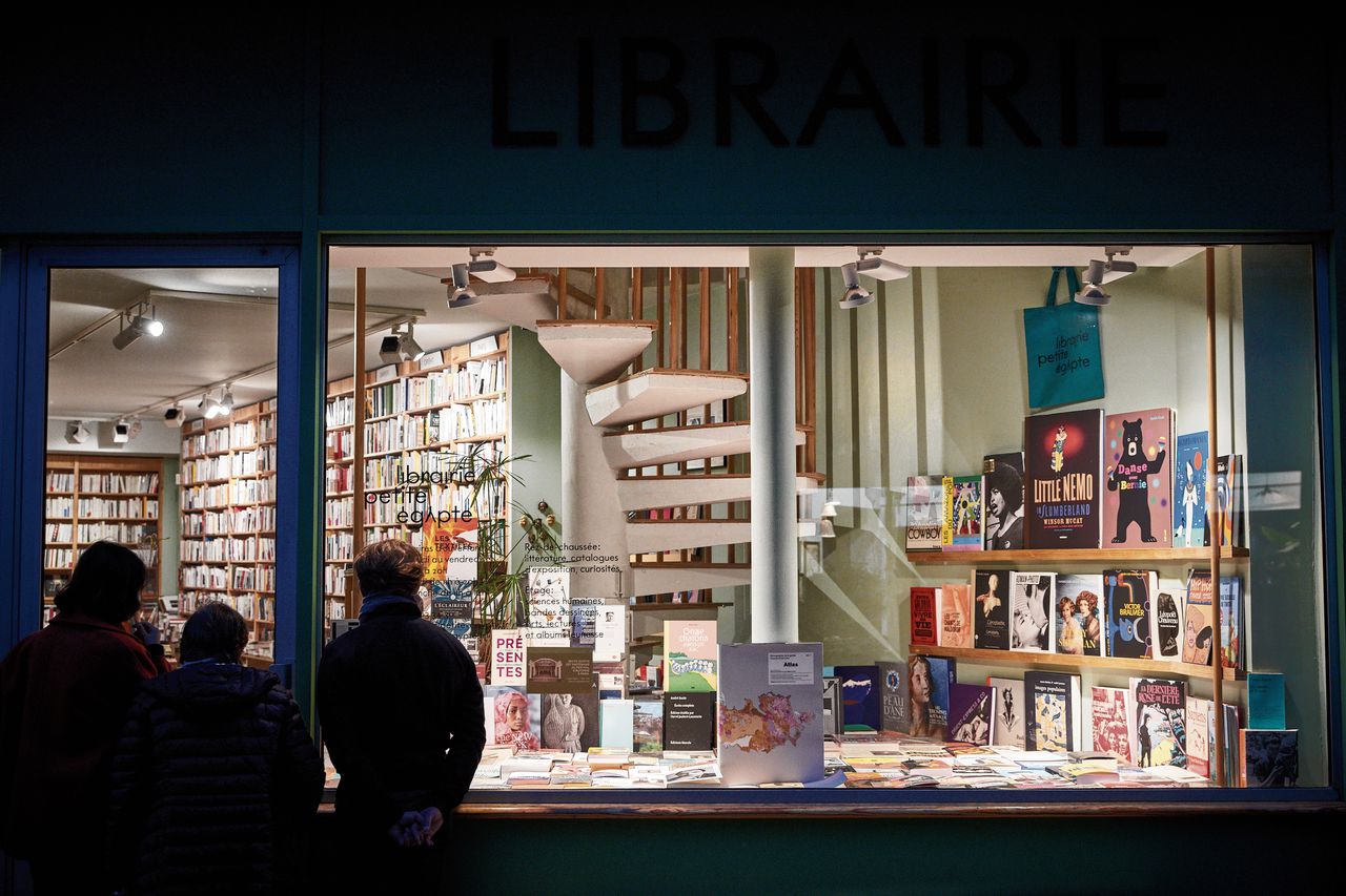 Een boekhandel in het 2de arrondissement in Parijs.