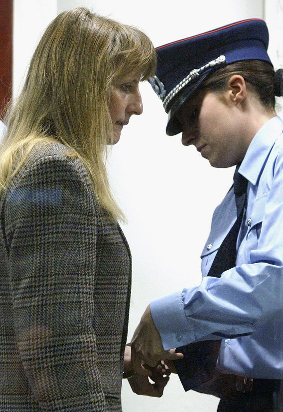Michelle Martin tijdens de rechtszaak in 2004.