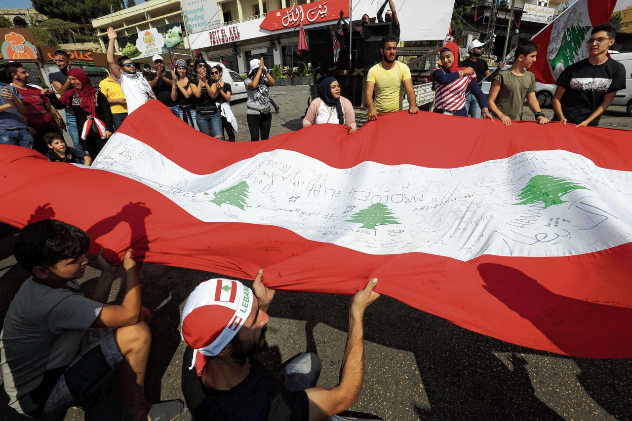 Een waslijn vol grieven in Libanon 