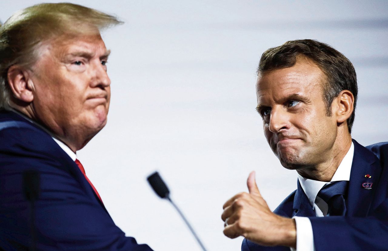 Macron forceert doorbraak tussen VS en Iran tijdens G7 