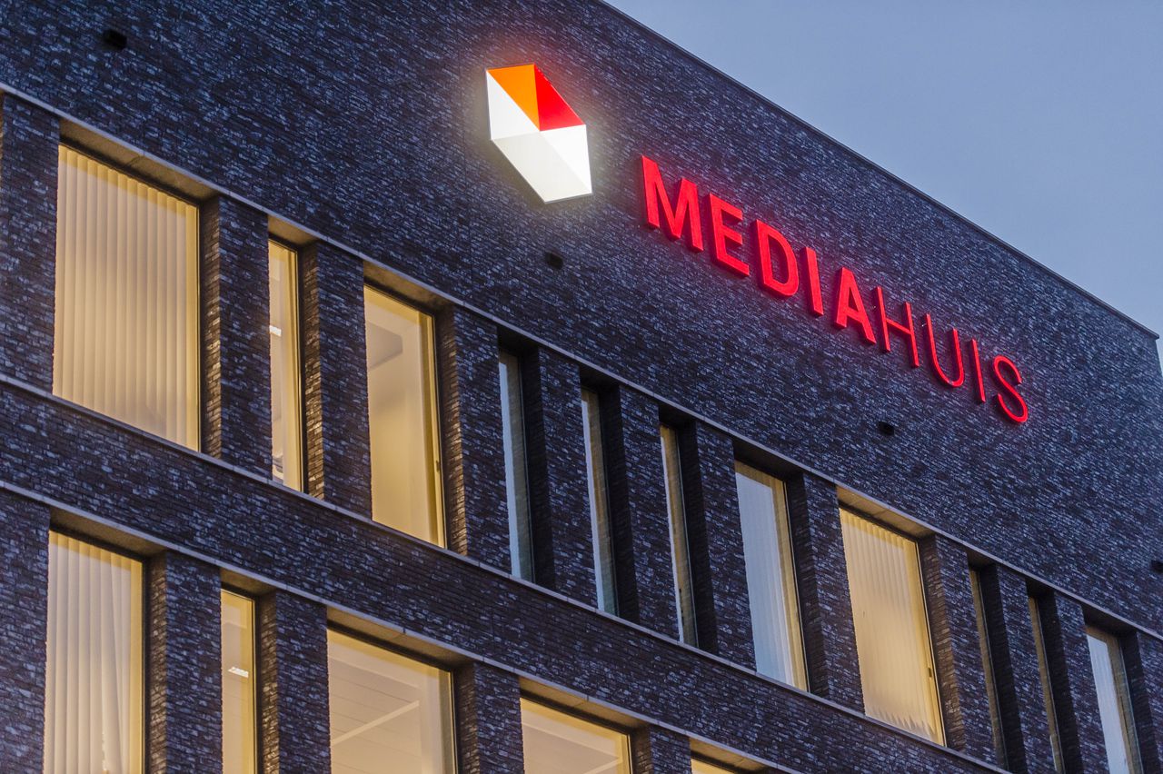 Het hoofdkantoor van Mediahuis in Antwerpen