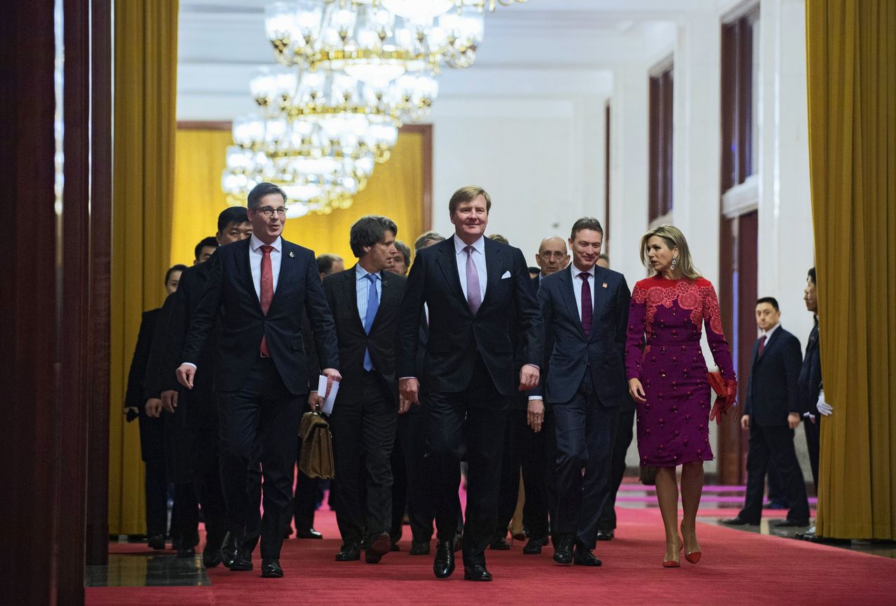Willem-Alexander en  Zijlstra praten met Xi over mensenrechten 
