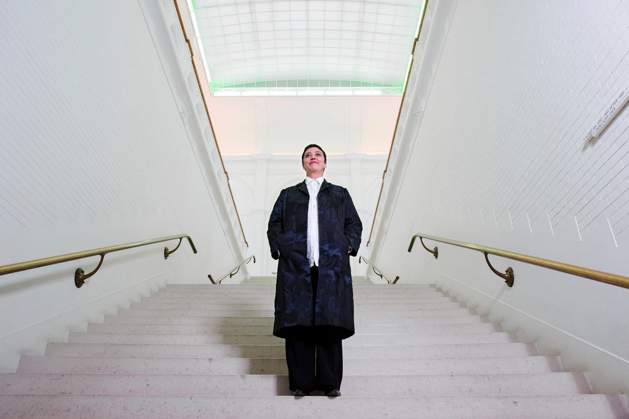 Beatrix Ruf in 2014, toen ze directeur van het Stedelijk Museum in Amsterdam werd. Foto Inge van Mill/ANP