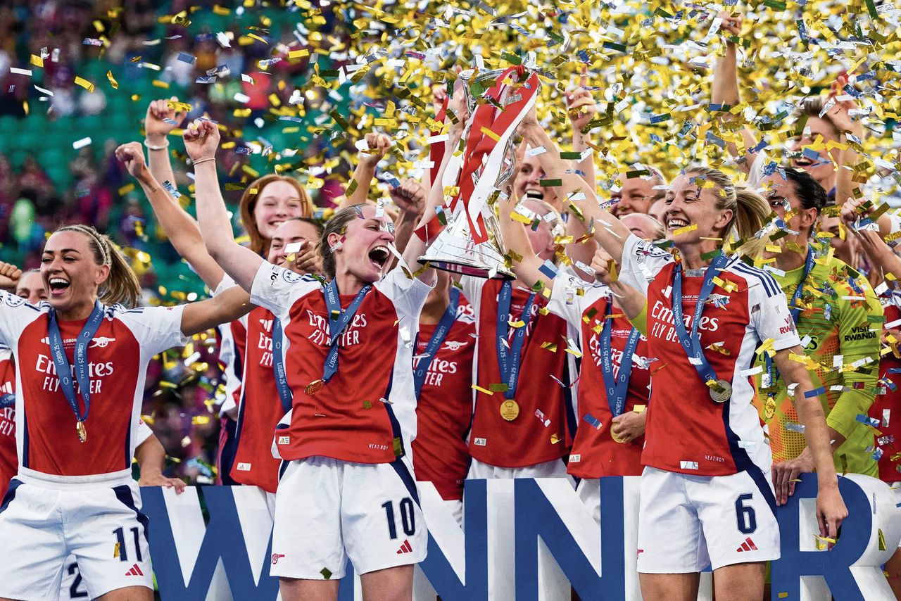 Arsenal women after 18 years of winners Champions League