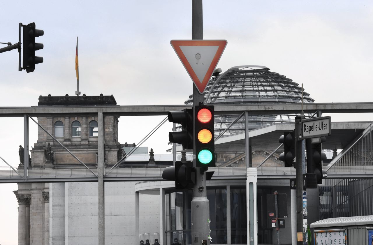 De Bondsdag in Berlijn
