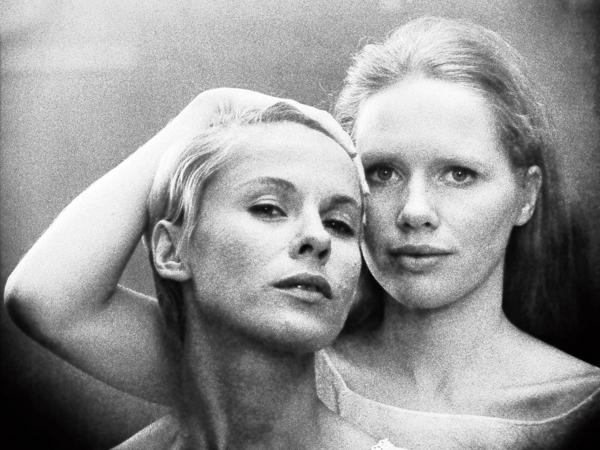 Bibi Andersson (links) en Liv Ullmann in ‘Persona’ van Ingmar Bergman (1966)