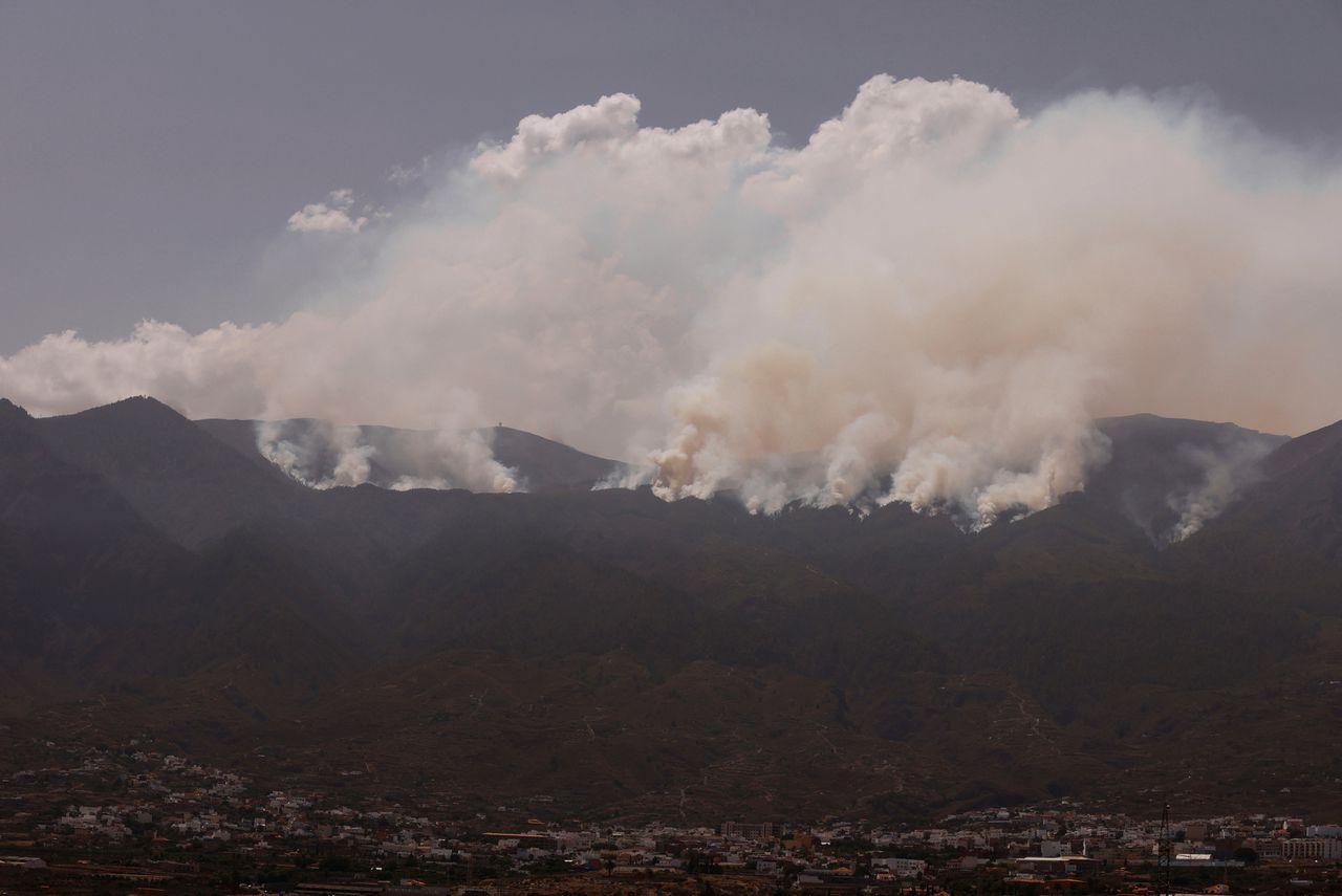 Natuurbranden op Tenerife lijken bedwongen 