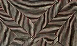 Warlimpirrnga Tjapaltjarri, Marawa, 2019, acrilico su tela, 76 x 84 cm.