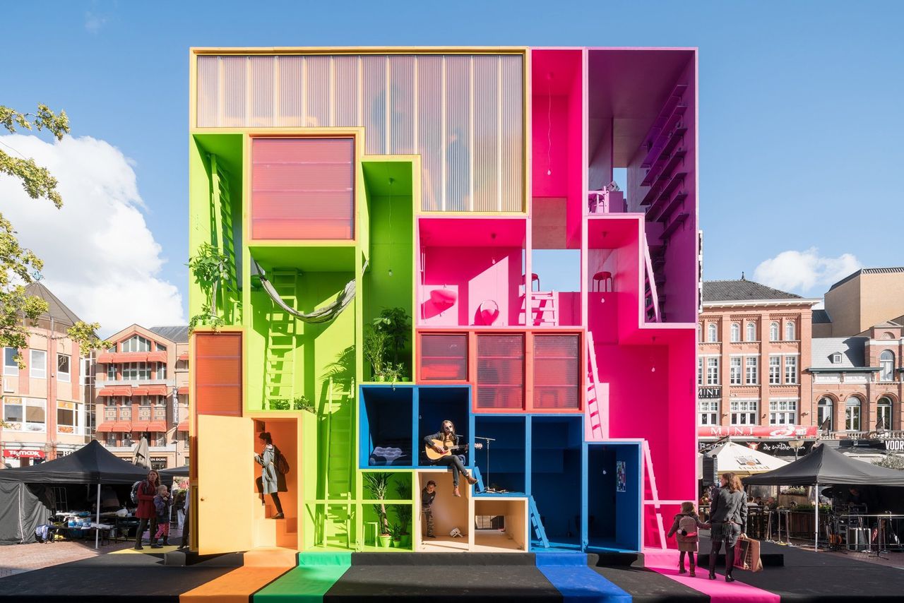 Een ‘programmeerbaar gebouw' van het Rotterdamse architectenbureau MVRDV.