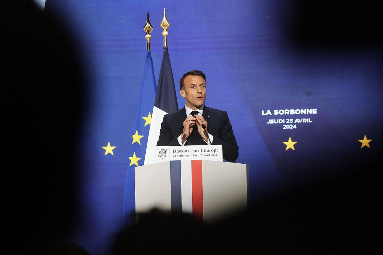 Macron: Europa kan uitsterven, het hangt af van onze keuzes 