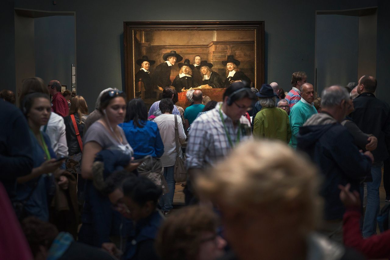 Laatste dag van de expositie Late Rembrandt in het Rijksmuseum.