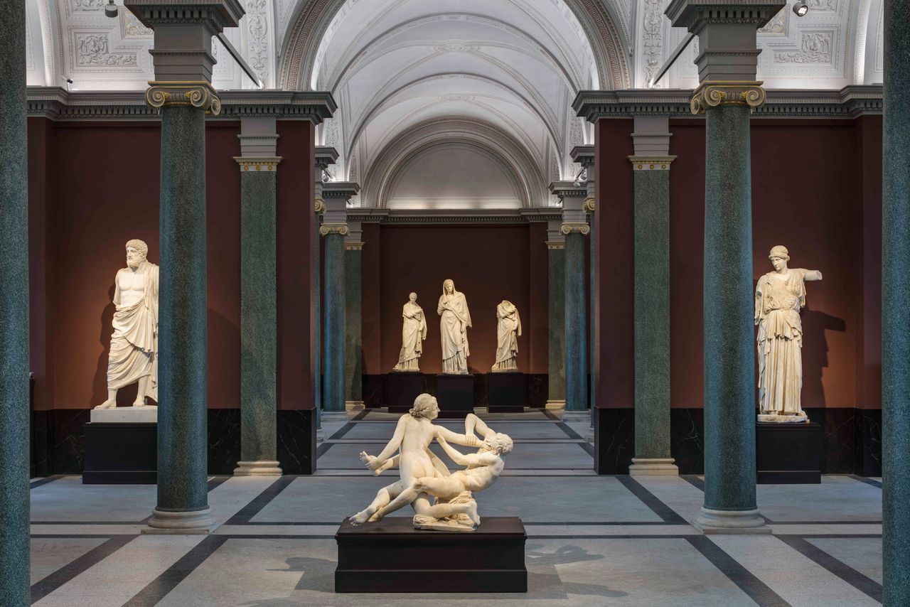 De nieuwe opstelling in de Gemäldegalerie Alte Meister und Skulpturensammlung bis 1800.