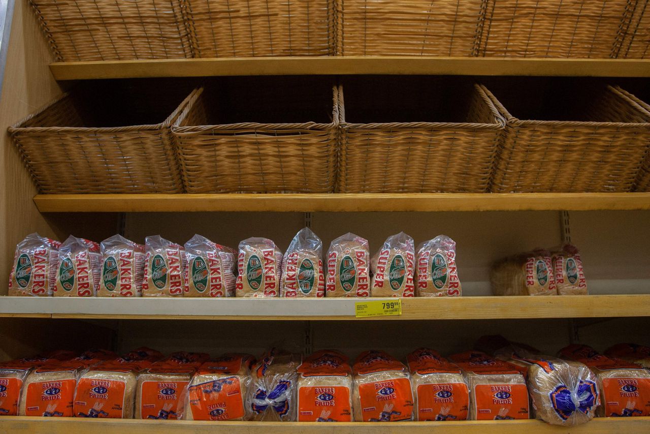 Brood in een winkel in Malawi. Oekraïne is een van de grootste graanexporteurs ter wereld.