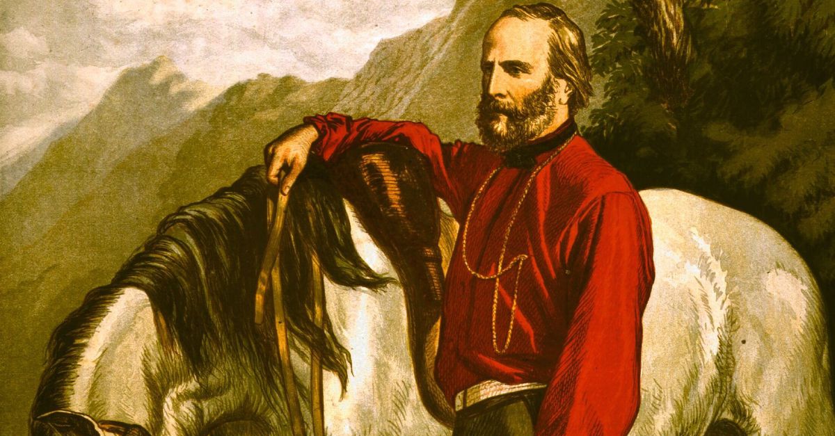Il combattente per la libertà italiano Garibaldi non è affatto innocente