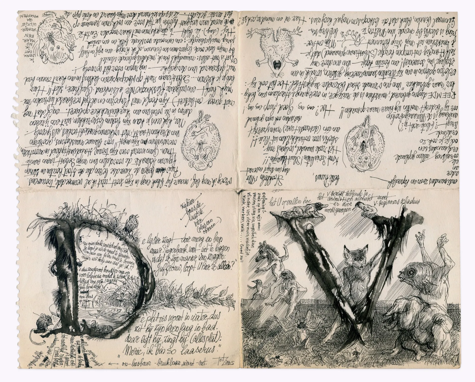 Getekende post van Peter Vos - NRC