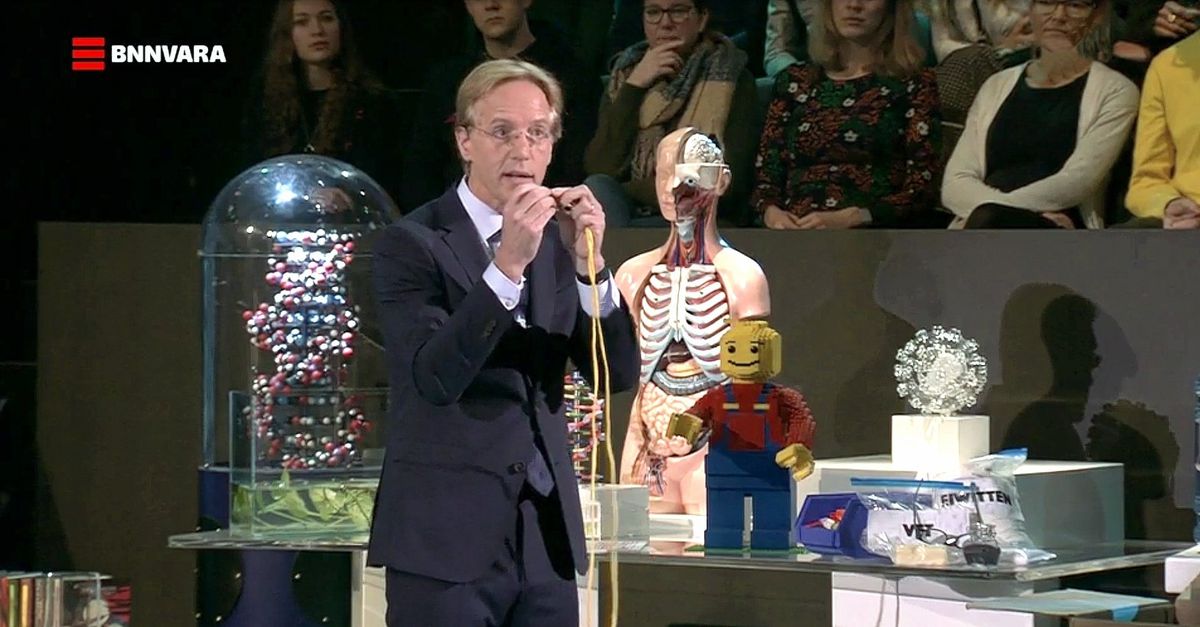 Tvrecensie Professor doctor Dijkgraaf wordt Ikeabouwpakket Röbbert