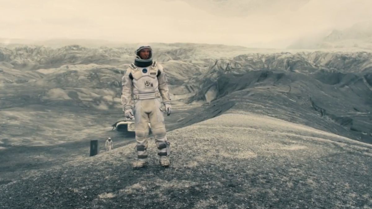 Screenshot van de film Interstellar