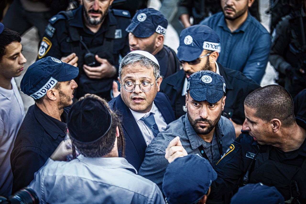 Israëlisch minister Itamar Ben-Gvir is een extremist die elk Palestijns verzet wil uitroeien 