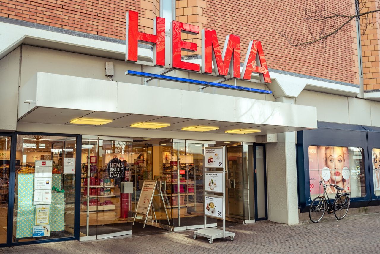 Een filiaal van de Hema, een winkelketen die met franchisenemers werkt.