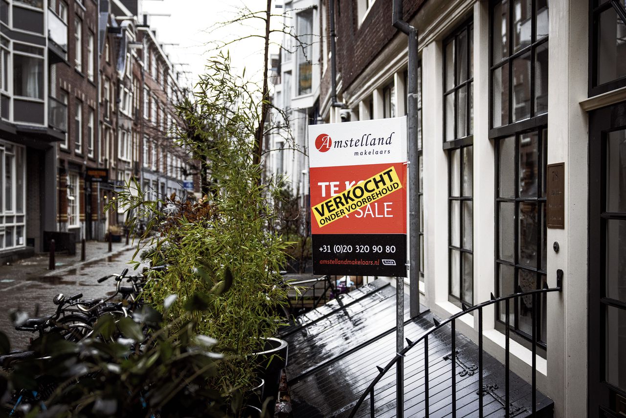 Een net verkochte woning in het centrum van Amsterdam.