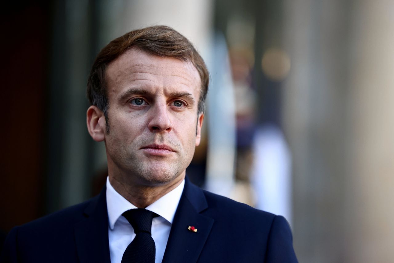 De Franse president Macron: "We zijn nog niet klaar met de pandemie."