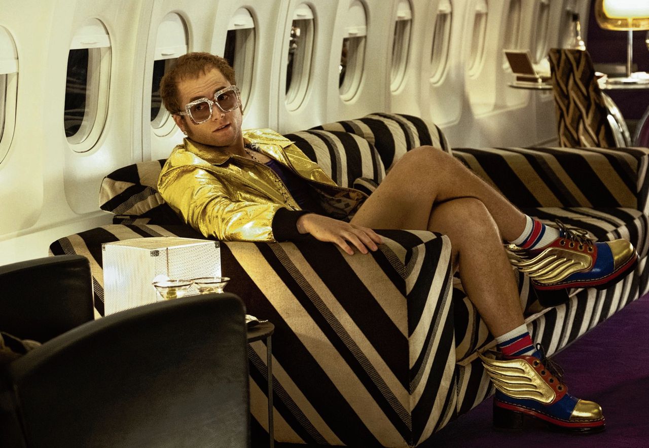 De Britse acteur Taron Egerton speelt Elton John in de film Rocketman, die donderdagnacht in première ging.
