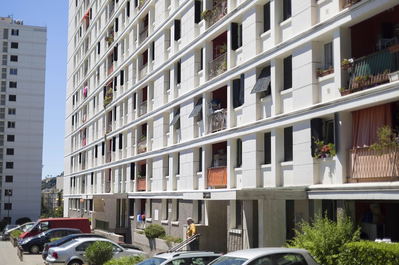 De flat in Nice waarin Bouhlel woonde.