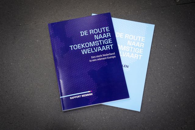 Het Rapport Wennink, dat vrijdag werd gepresenteerd  in perscentrum Nieuwspoort. In het rapport staan aanbevelingen om de welvaart en vrijheid voor toekomstige generaties veilig te stellen. 