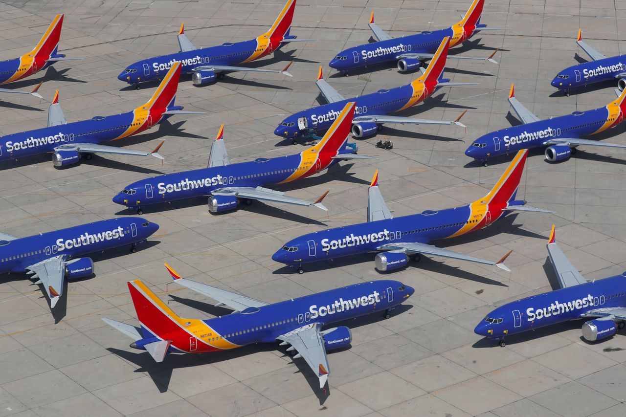 Boeings van het type 737 MAX 8 worden ook op het Victorville Airport in Californië aan de grond gehouden.