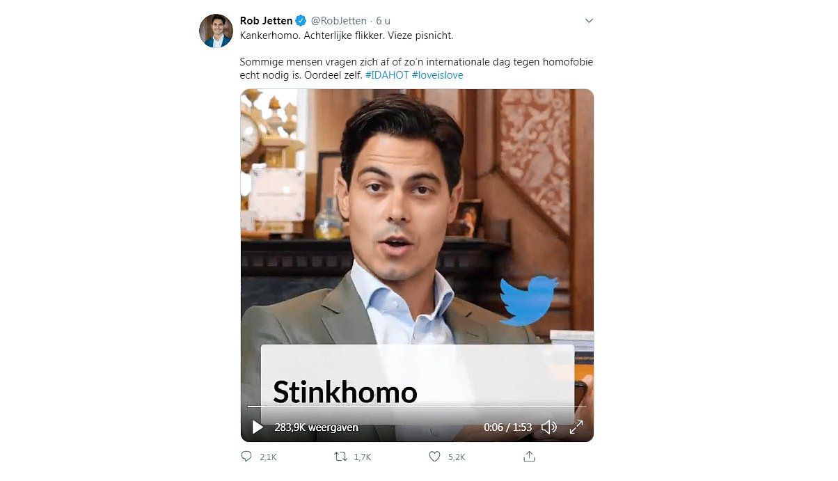 Rob Jetten Leest Aan Hem Gerichte Anti Homoberichten Voor Op Twitter Nrc