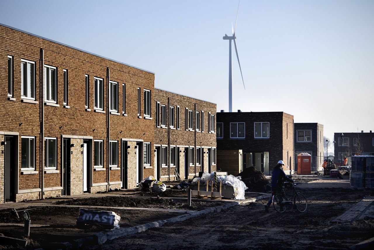 Nieuwbouwwoningen in Almere.