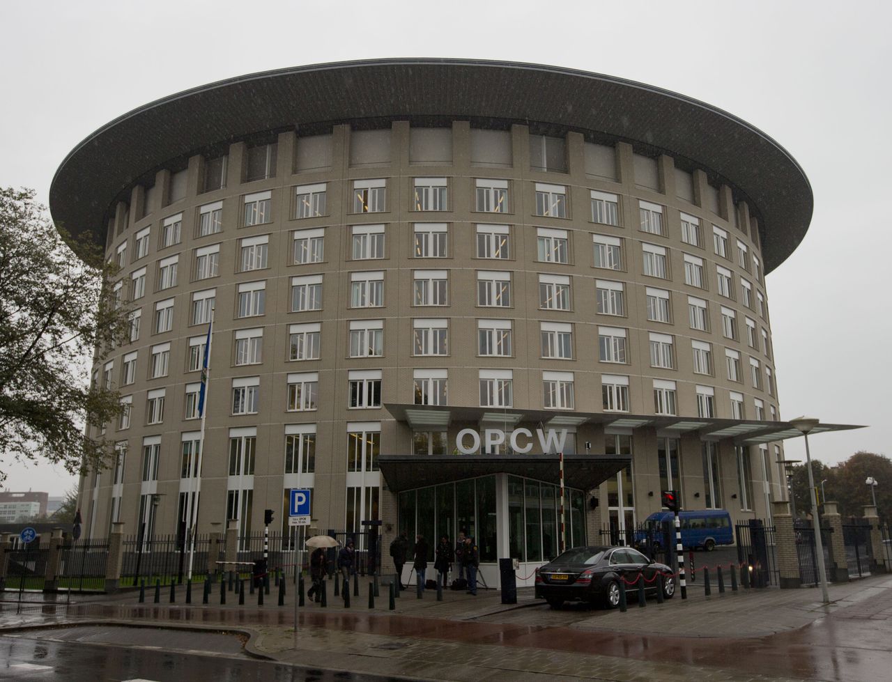 Het hoofdkantoor van de OPCW in Den Haag.