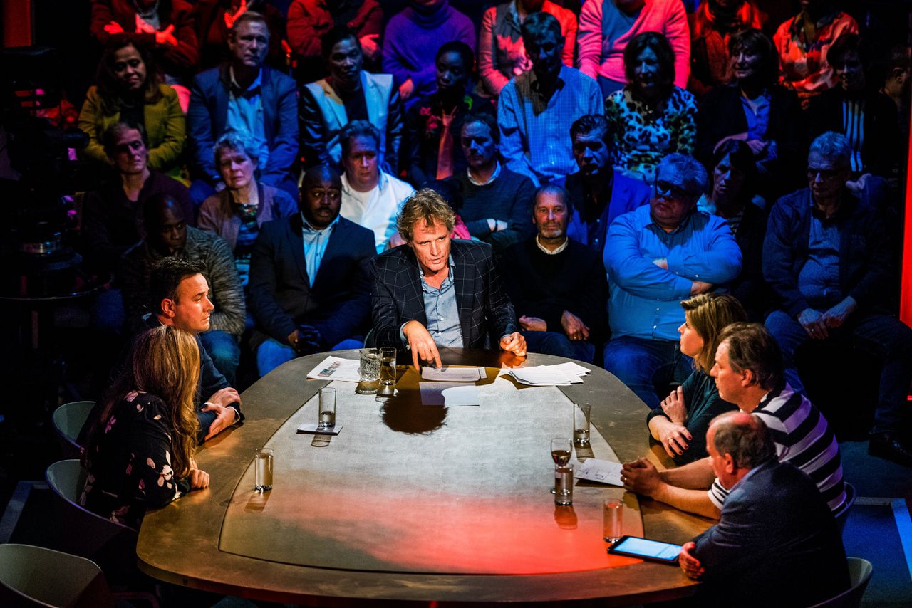 Verkiezingsdebat in de talkshow Pauw in 2018. Jeroen Pauw stopte eind 2019 met het programma.