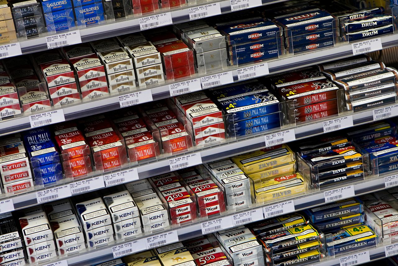 In 2024 verbod op verkoop sigaretten, sigaren en tabak in supermarkten 